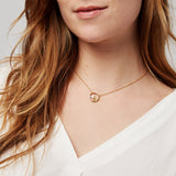 Butterfly Duo Necklace Gold & Silver