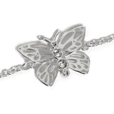 Sparkle Butterfly Bracelet Silver
