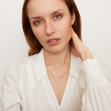 Chihuahua Dog Geometric Necklace Gold, Rose Gold or Silver