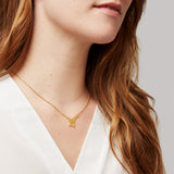 Giraffe Geometric Necklace Gold