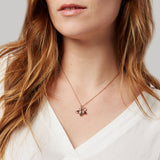 Sparkle Bee Necklace Rose Gold