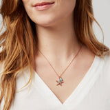 Starfish Necklace Rose Gold