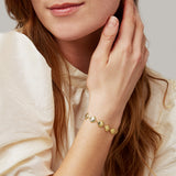 Clam Shell Gold Bracelet