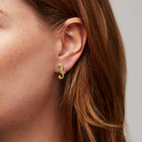 Seahorse Stud Earrings Gold