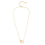 Chihuahua Dog Geometric Necklace Gold, Rose Gold or Silver