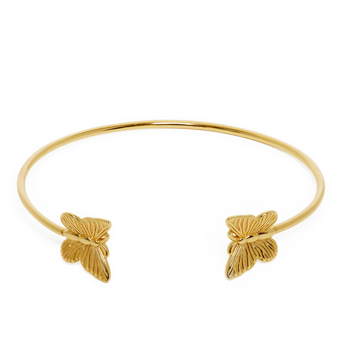 Butterfly Gold Bangle
