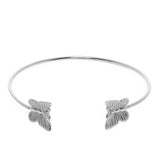 Butterfly Silver Bangle