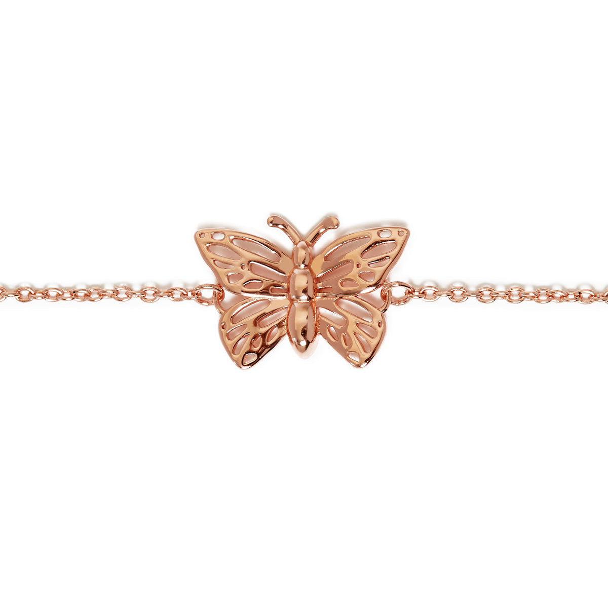 Butterfly Bracelet Rose Gold