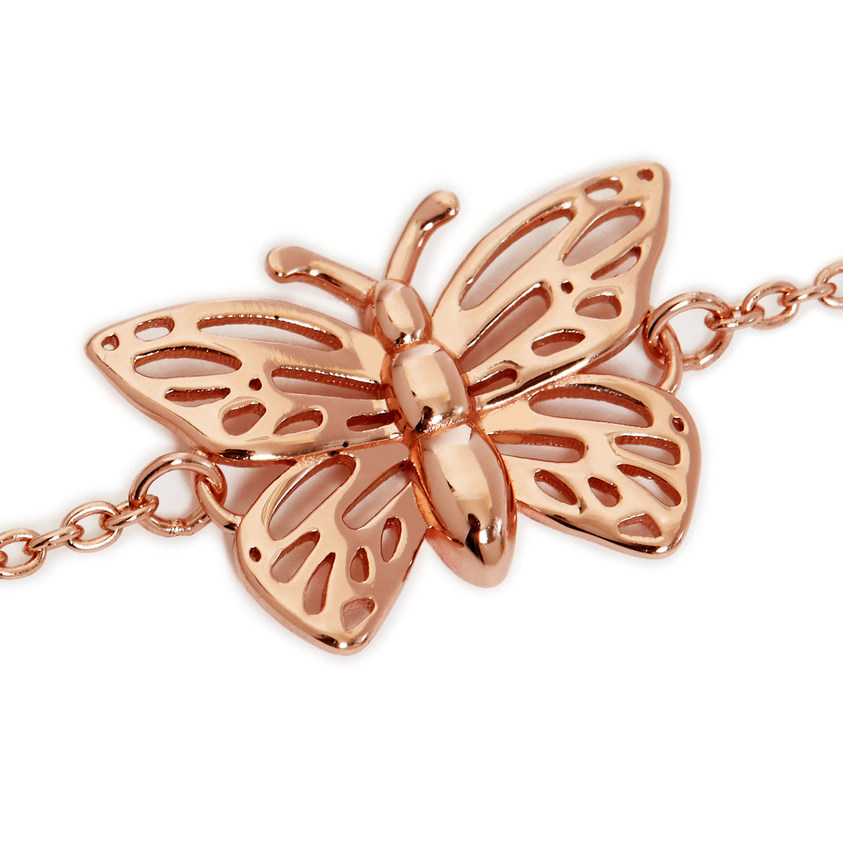Butterfly Bracelet Rose Gold