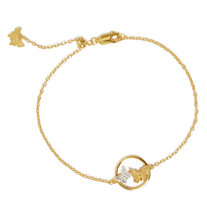 Butterfly Duo Bracelet Gold & Silver