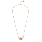 Butterfly Necklace Rose Gold