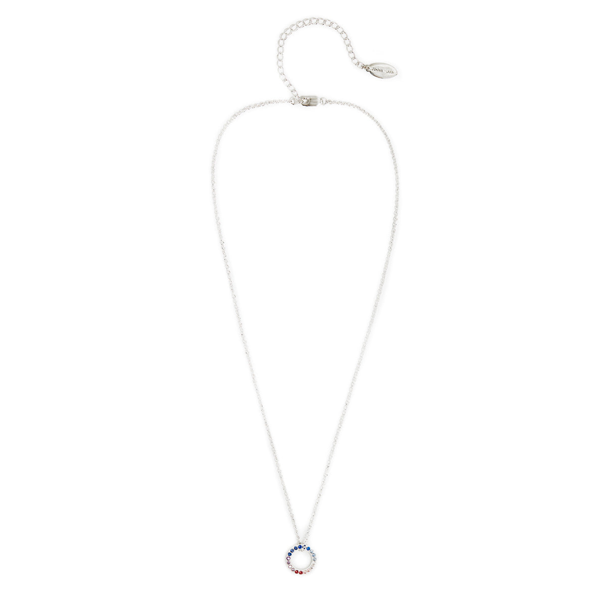 Eternal Circle Necklace Silver