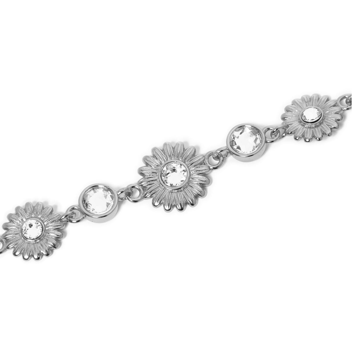 Daisy Chain Bracelet Silver
