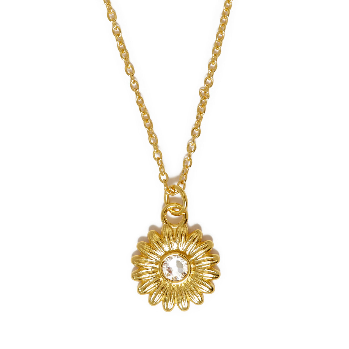 Daisy Gold Necklace