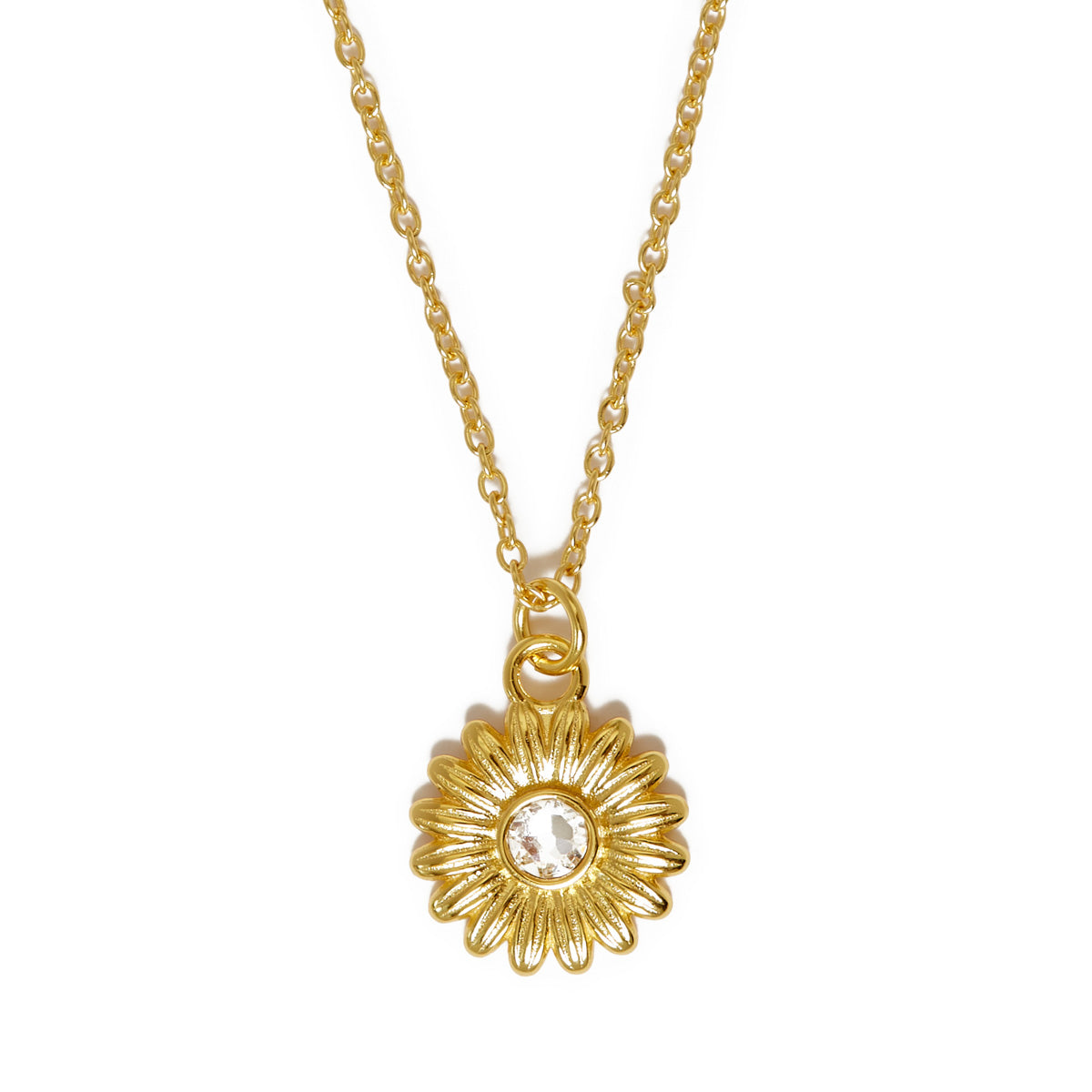 Daisy Gold Necklace