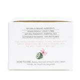 RADIANCE Organic & Natural Rose Geranium and Bergamot Hand Cream with Raspberry Seed and Jojoba Oil