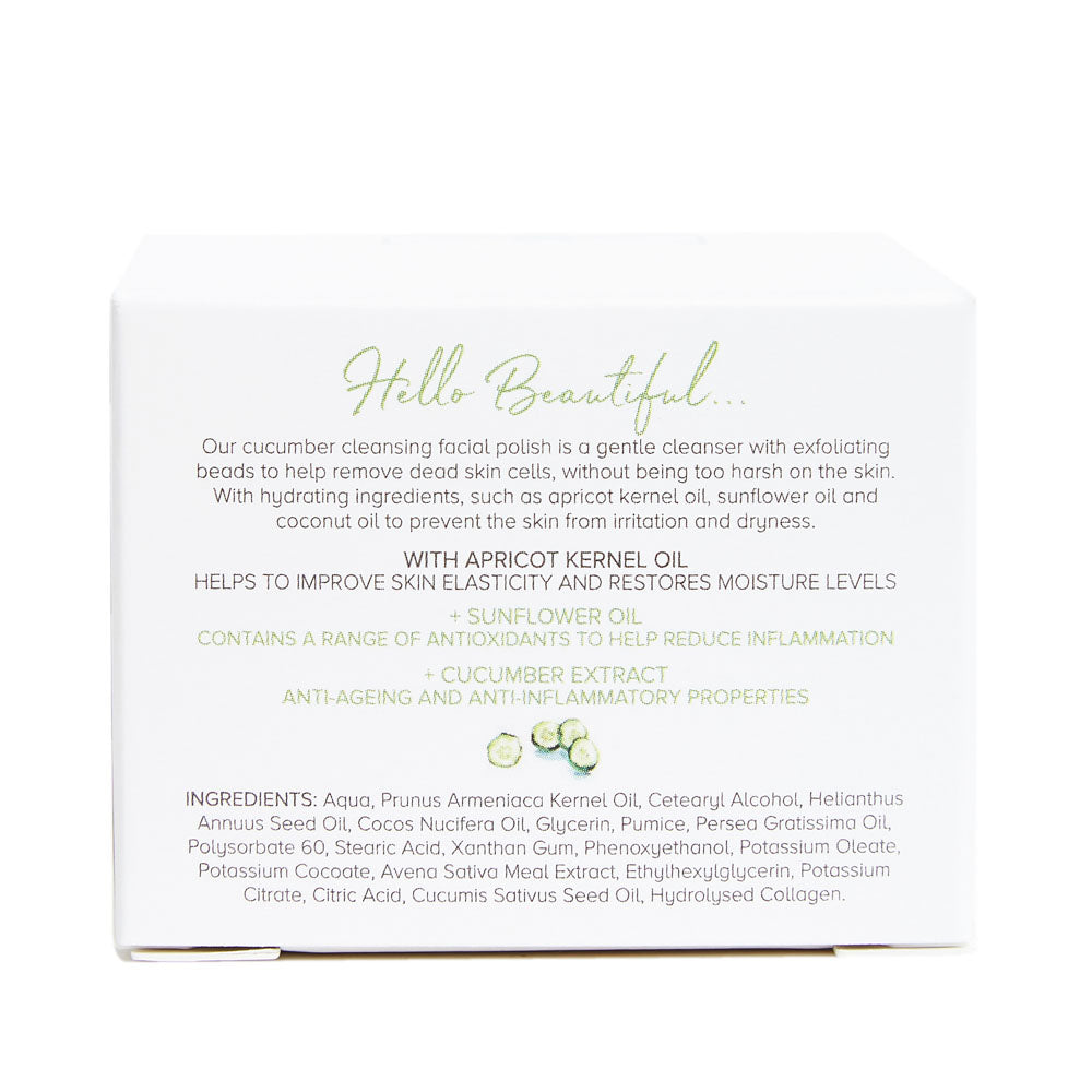 REVITALISE Organic & Natural Cucumber Cleansing Facial Polish
