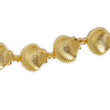 Clam Shell Gold Bracelet