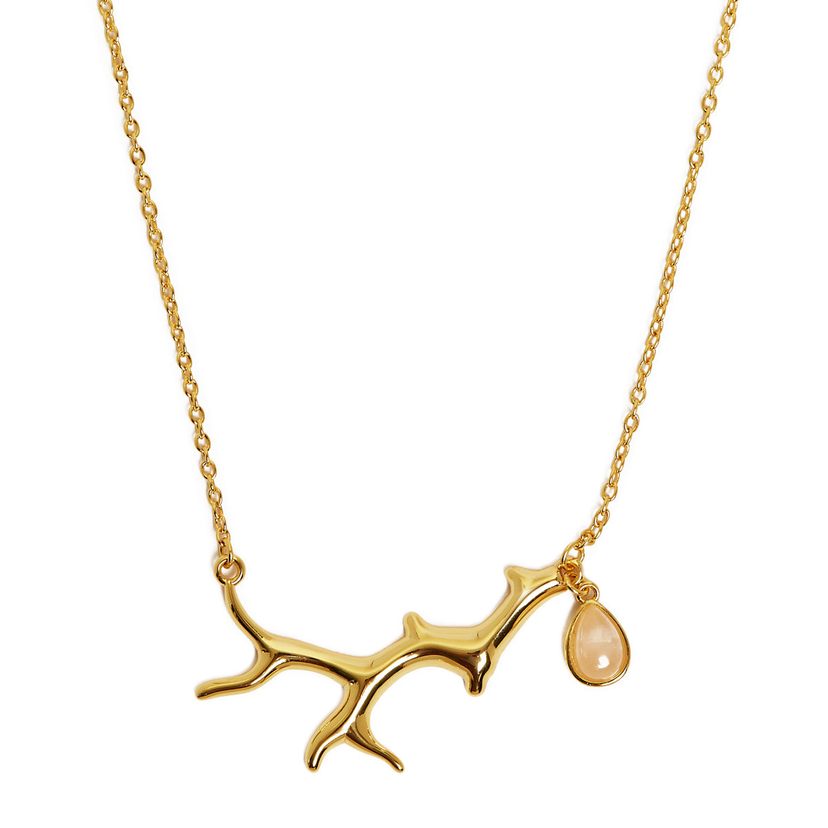 Coral Reef Barrier Necklace Gold