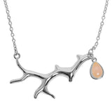 Coral Reef Barrier Necklace Silver