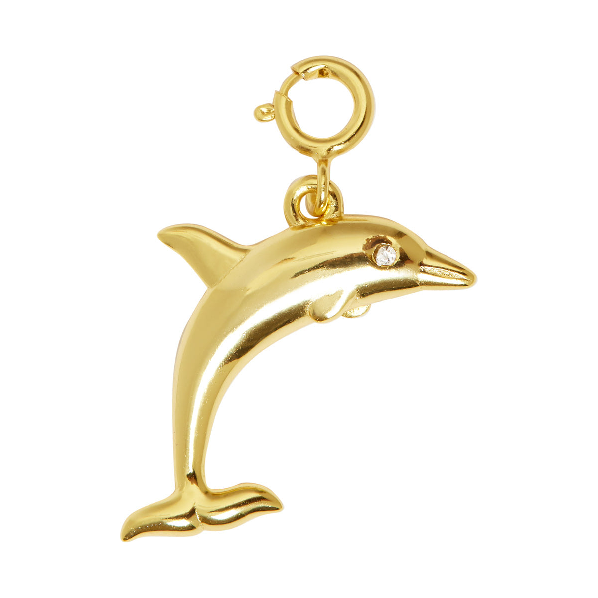 Dolphin Charm Gold