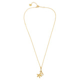 Moorea Double Charm Necklace Gold