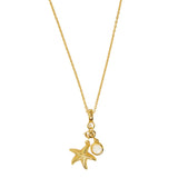 Moorea Double Charm Necklace Gold