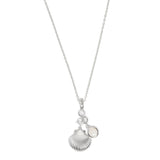 Fiji Double Charm Necklace Silver