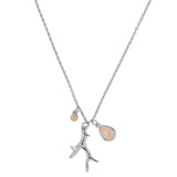 Coral Reef Belize Necklace Silver