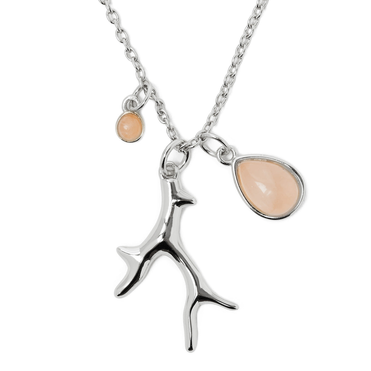 Coral Reef Belize Necklace Silver