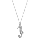 Seahorse Necklace Silver