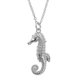 Seahorse Necklace Silver