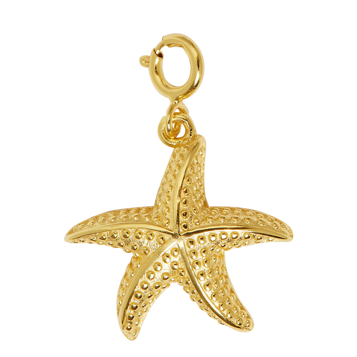 Sea Star Starfish Charm Gold