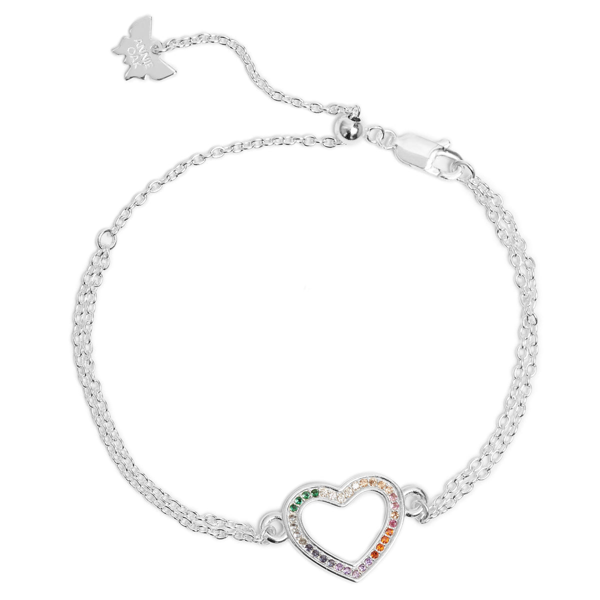 Love Heart Bracelet Silver
