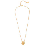 Tiger Geometric Necklace Rose Gold
